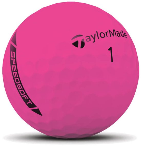 TaylorMade SpeedSoft Ink Hi-Vis Golfballen 2025 - Roze van TaylorMade — afbeelding 4