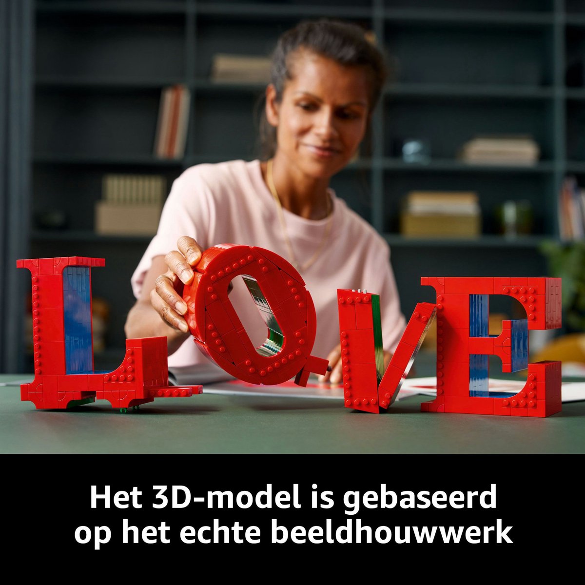 LEGO Art LOVE Woonaccessoire Decoratie Bouwpakket voor Volwassenen, Valentijnscadeau - 31214 – foto 3