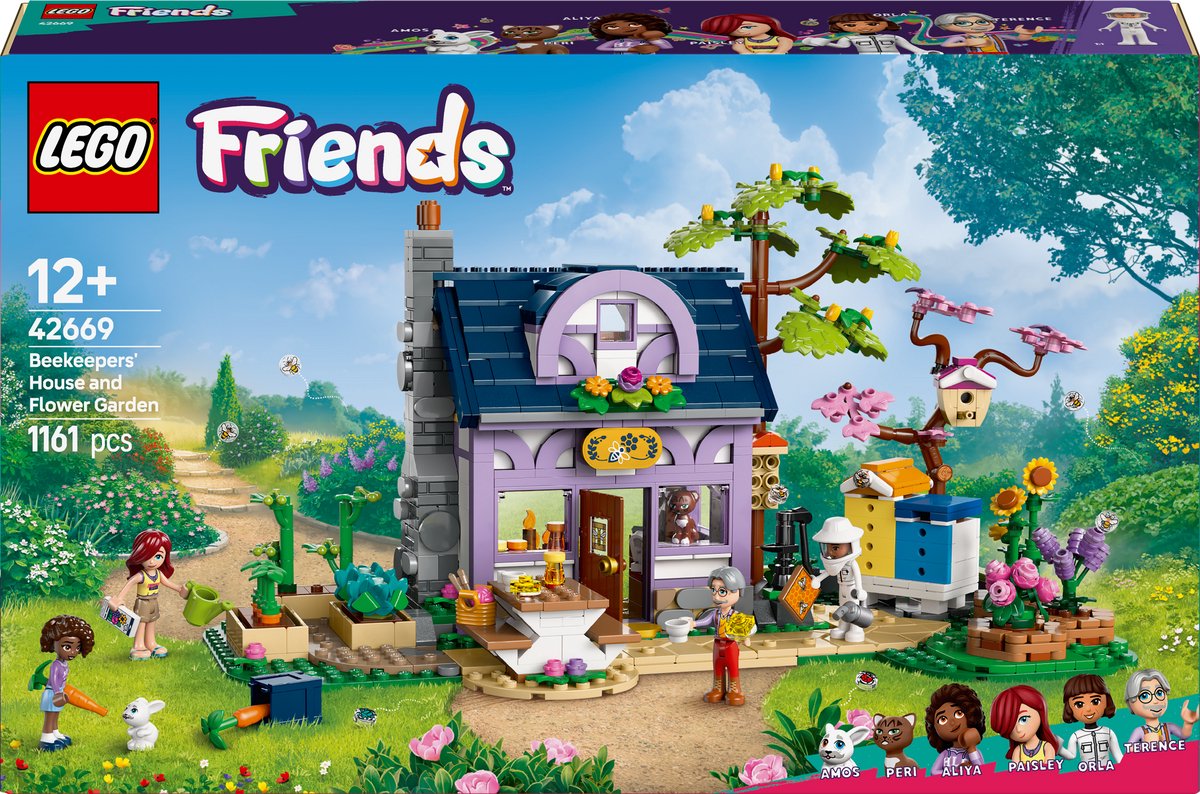 LEGO 42669 Friends Imkershuis en bloementuin