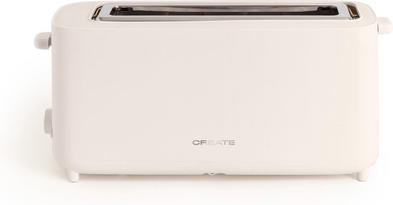 CREATE- Broodrooster 950W, Met veiligheidssysteem, Zes vermogensstanden - TOAST STUDIO XL