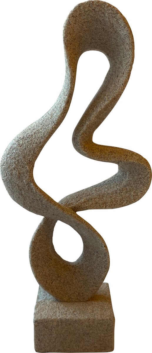 Beeldje Poly 27cm beige
