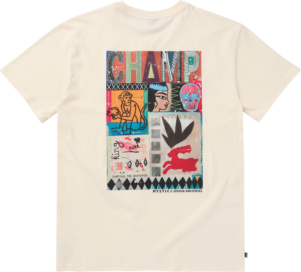 Mystic Funk Tee 250230 – XL Women Marshmallow