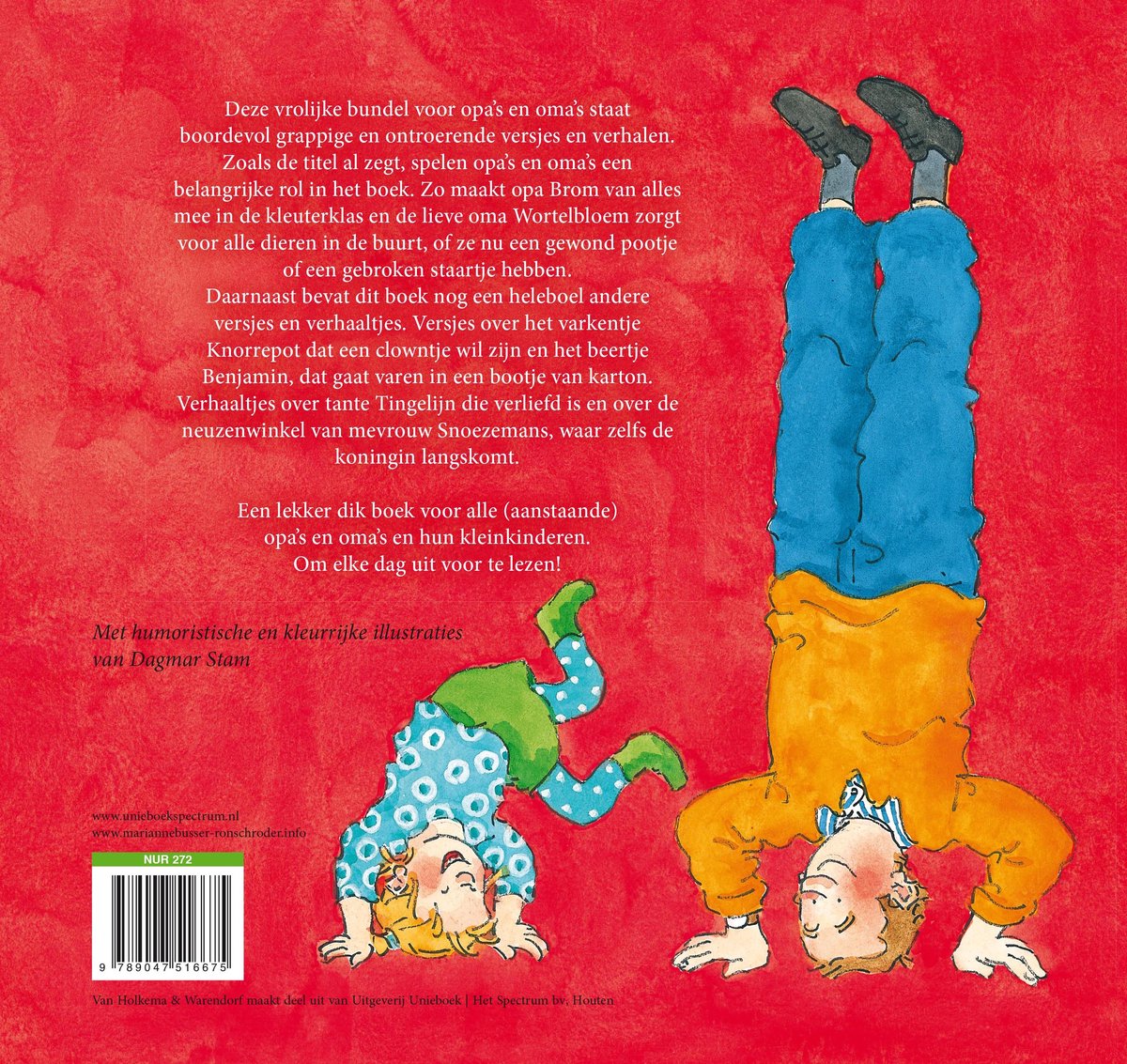 Enige echte voorleesboek voor opa's en oma's - back cover