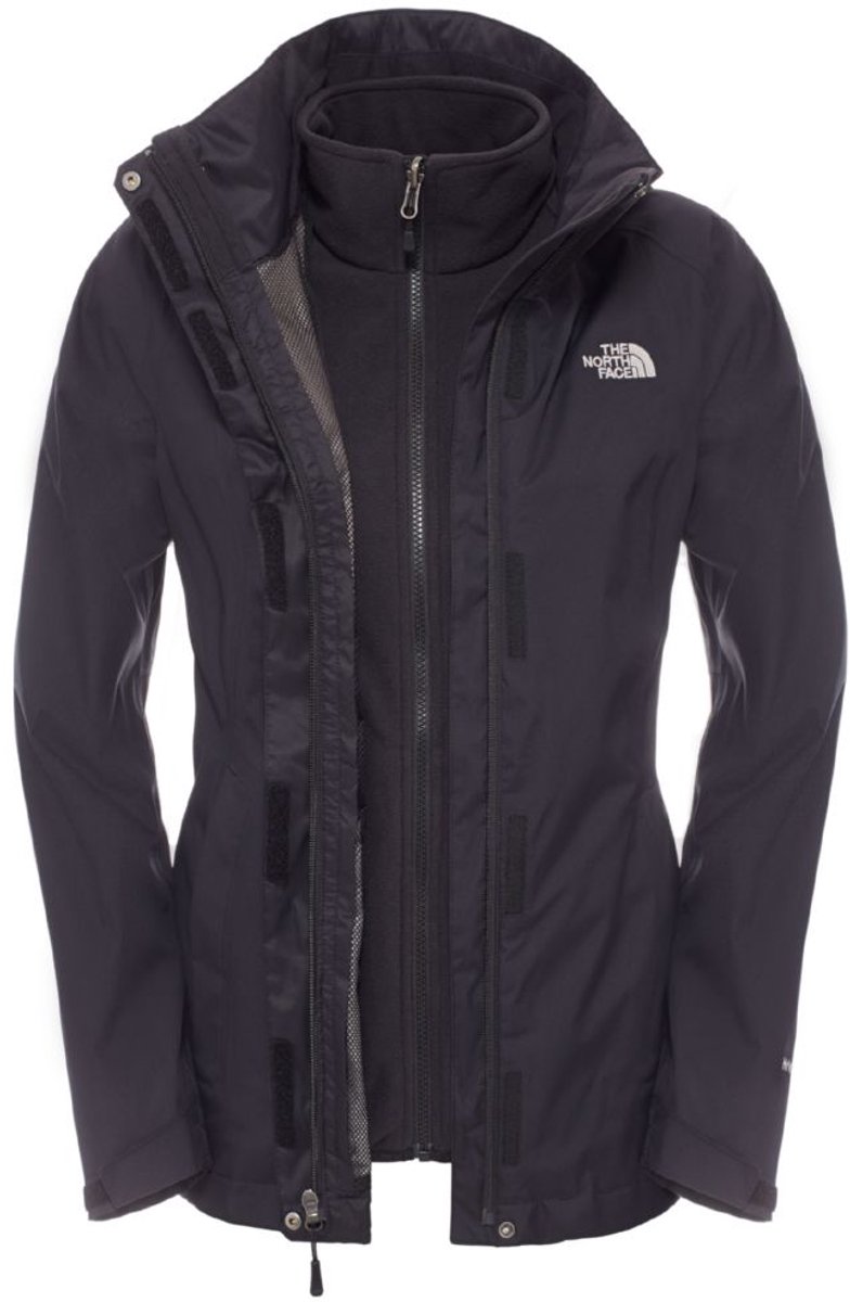 The North Face Evolve II Triclimate Jacket W – Wintersport Jassen 3-in1 Jassen Zwart