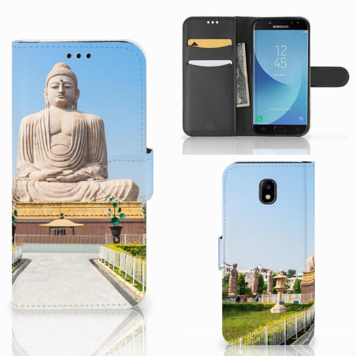 Samsung Galaxy A30 Flip Cover Boeddha