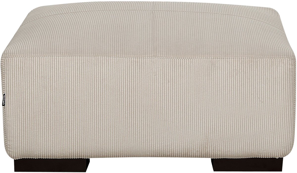 LUNGO - Ottomaan - Beige - Corduroy