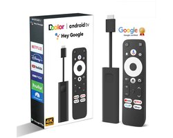 Android TV Stick 4K – Google Gecertificeerd – Chromecast – Android Box – Snelle TV Dongle