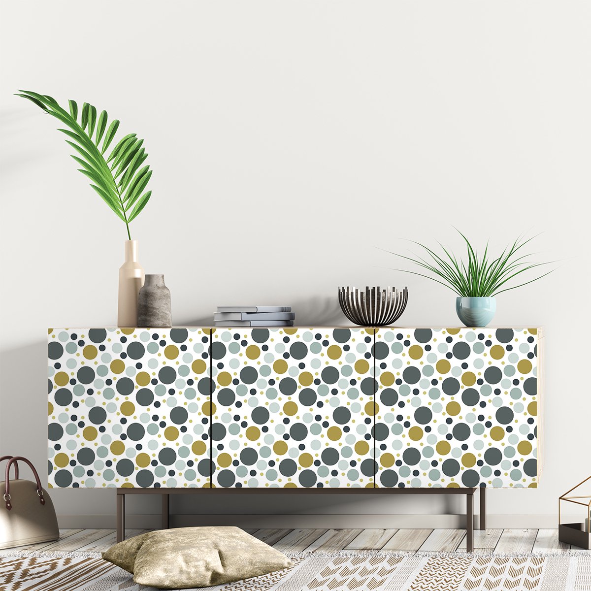 Ambiance Sticker Scandinavische meubelsticker akob 40 x 60 cm Multi color