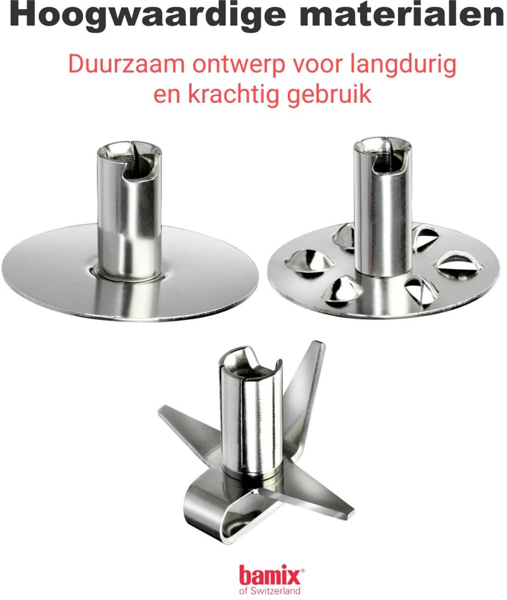 Bamix SwissLine M200 Mat Zwart - 200W - Inclusief Accessoires en Smart Helpers – foto 6