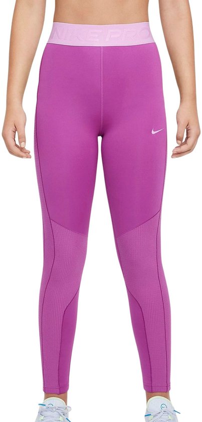 Nike Pro Tight Legging Fuchsia Maat L (146/156) Kids bol