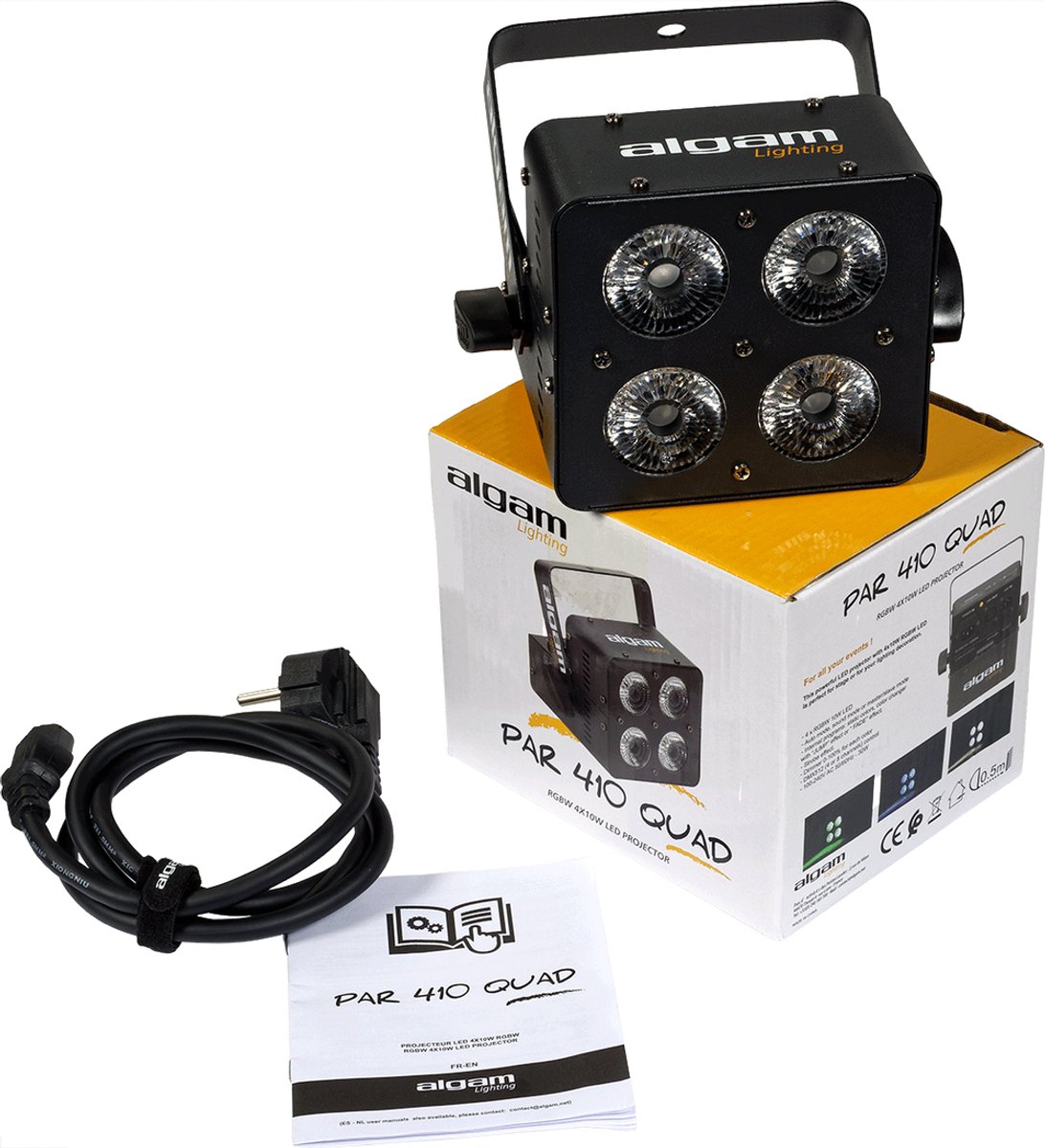 Algam LED projector PAR 410 QUAD 4x10W RGBW LED