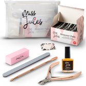 Miss Jules® - Nagel Remover Manicure Set - Nagelverzorging Set & Nagel Kit - Geschikt voor Gellak - BIAB - Polygel - Dipping Powder - Incl. Instructievideo