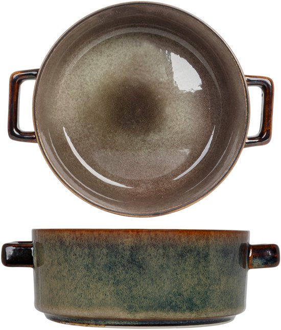 Cosy & Trendy Bol à soupe Quintana Vert ø 13 cm / 450 ml