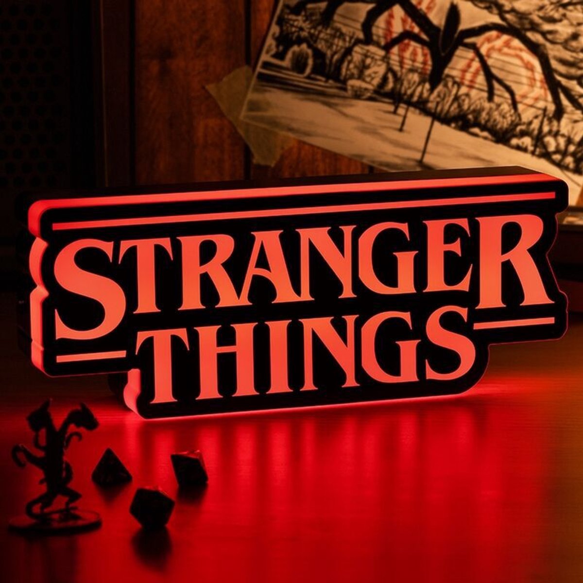 Paladone Stranger Things VHS Logo Lamp, Officieel Gelicenseerd Product