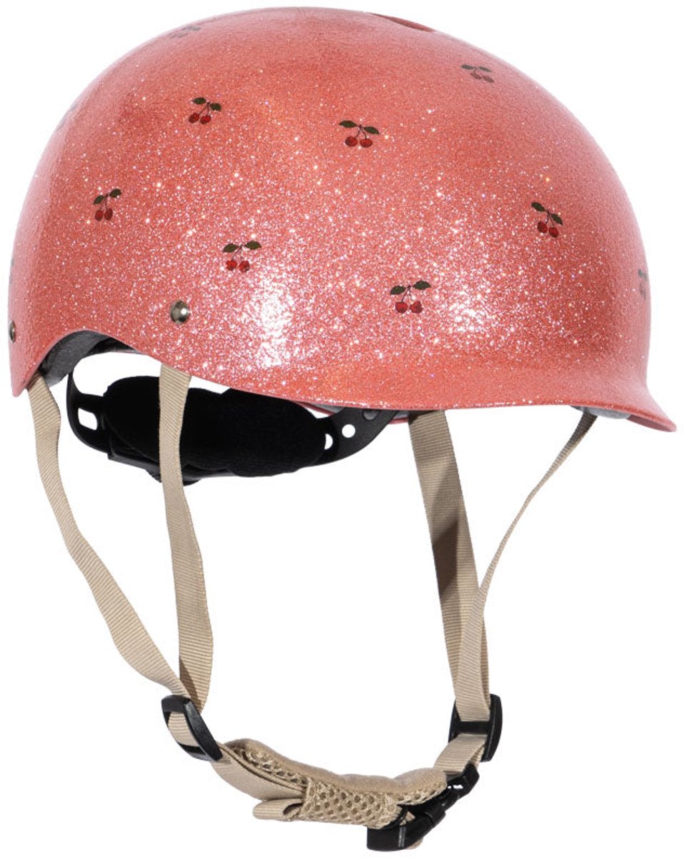 Konges Sløjd Fietshelm Glitter | Cherry Glitter