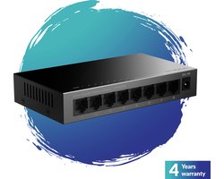 Strong SW8000M netwerk-switch Gigabit Ethernet (10/100/1000) Zwart
