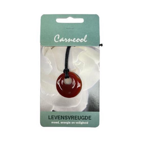 Ketting van Carneool voor Zelfvertrouwen
