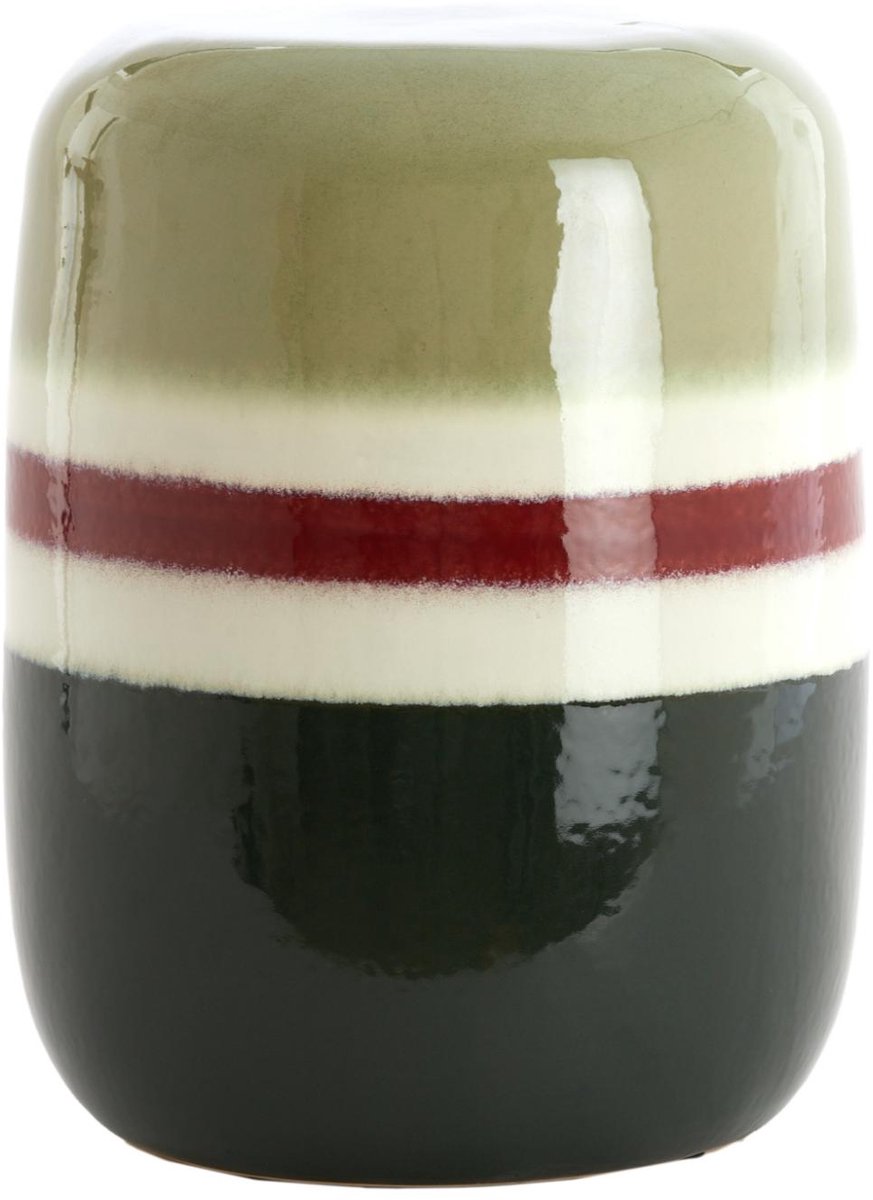 Light & Living Bijzettafel Franca - Multicolor - 34x34x46.5cm - Modern Groen