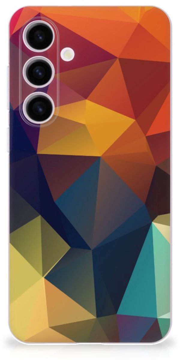 Samsung Galaxy S24 Plus TPU Hoesje Polygon Color
