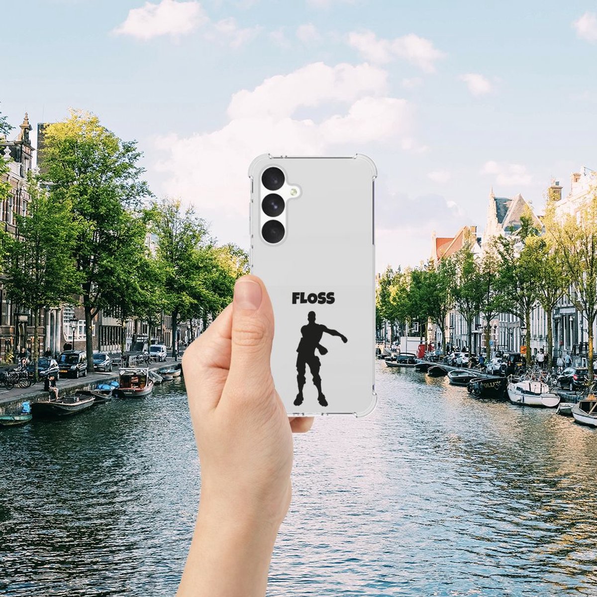 Samsung Galaxy A55 Stevig Bumper Hoesje Floss