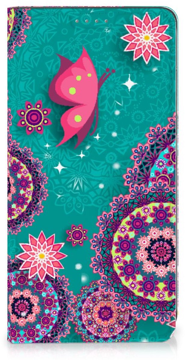 Samsung Galaxy S24 Bookcase Cirkels en Vlinders