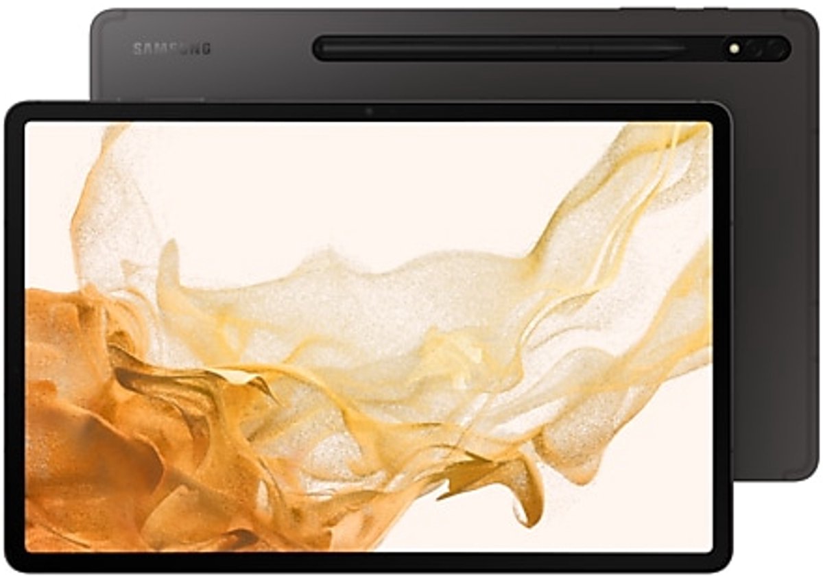 Samsung Galaxy Tab S8+ X806B 5G 512GB graphite Android 12.0 Tablet Snapdragon 31,5 cm (12.4") 16 GB Wi-Fi 6E (802.11ax) Grafiet