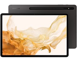 Samsung Galaxy Tab S8+ X806B 5G 512GB graphite Android 12.0 Tablet Snapdragon 31,5 cm (12.4") 16 GB Wi-Fi 6E (802.11ax) Grafiet