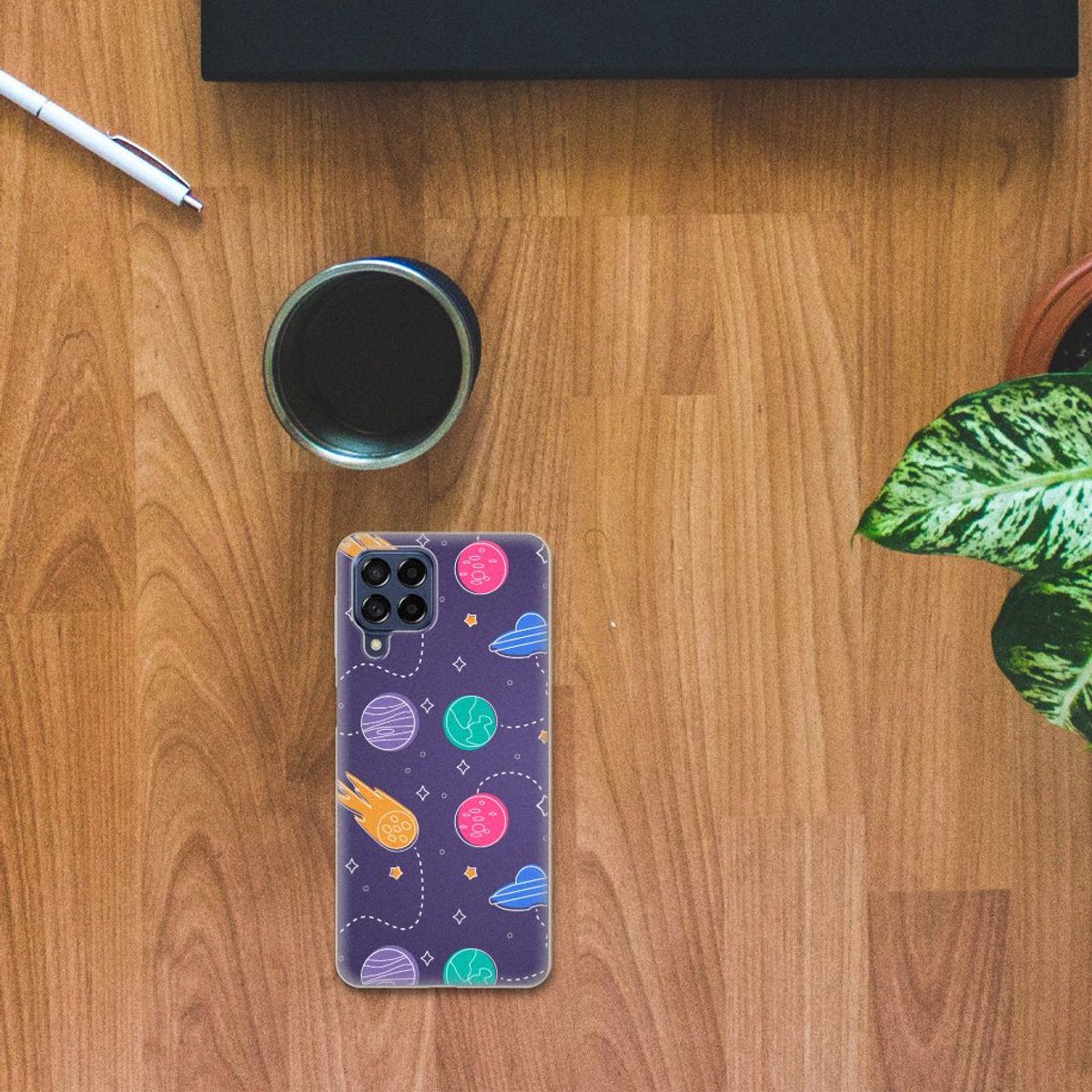 Samsung Galaxy M53 Silicone Back Cover Space