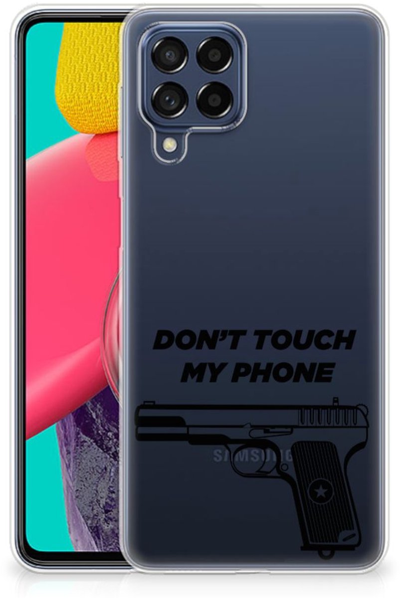 Samsung Galaxy M53 Silicone-hoesje Pistol DTMP
