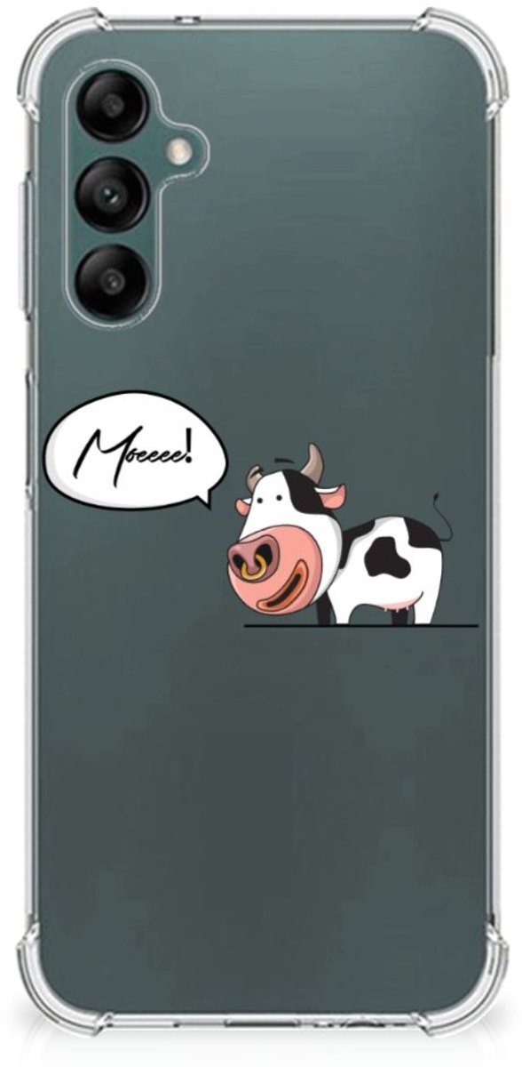 Samsung Galaxy A14 5G/4G Stevig Bumper Hoesje Cheeky Cow