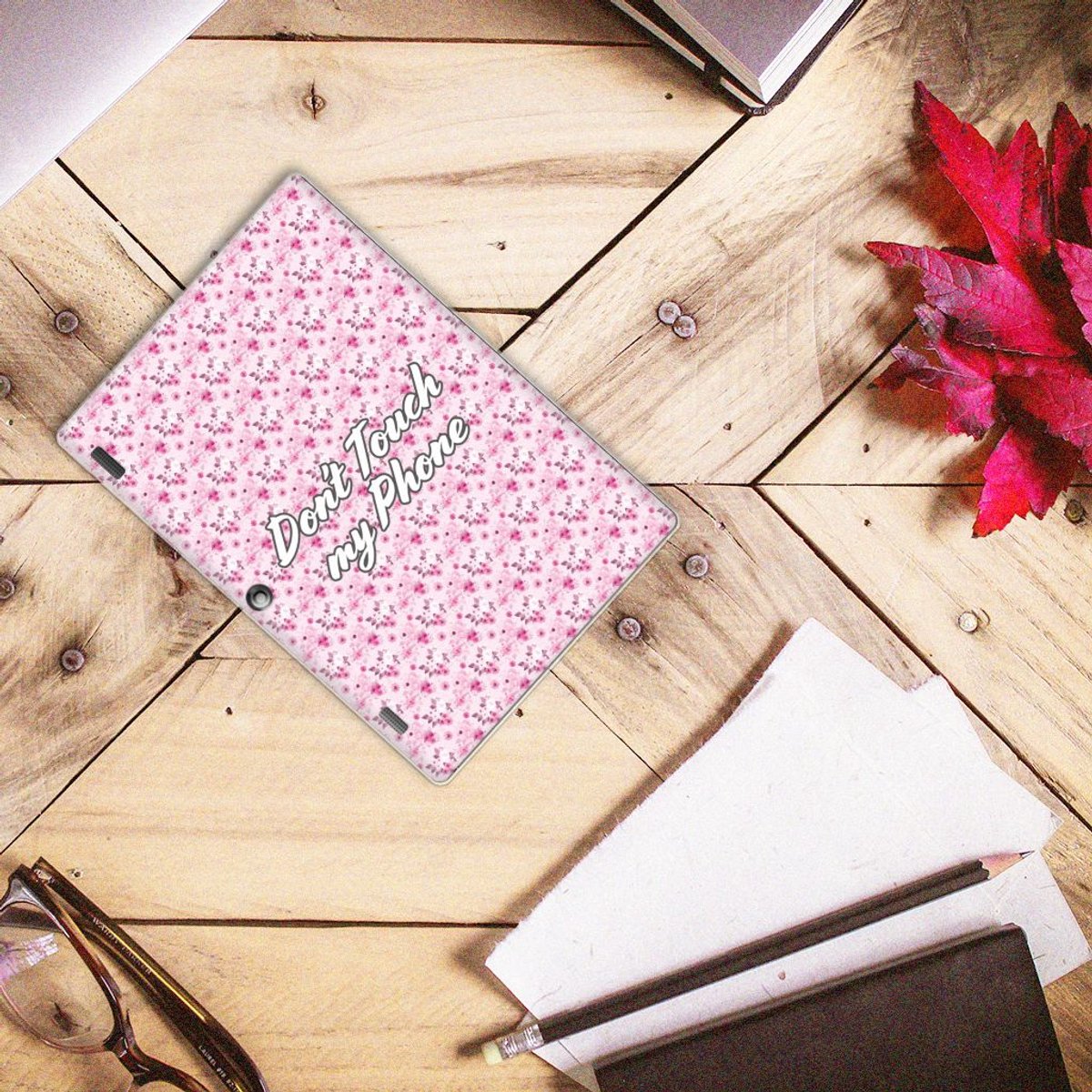 Lenovo Tab 10 | Tab 2 A10-30 Print Case Flowers Pink DTMP