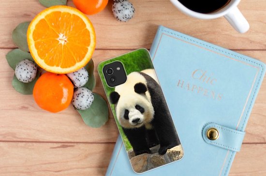 Bumper Case Samsung Galaxy A03 Coque Smartphone Panda