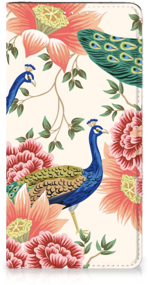 Hoesje maken voor Samsung Galaxy A54 Pink Peacock
