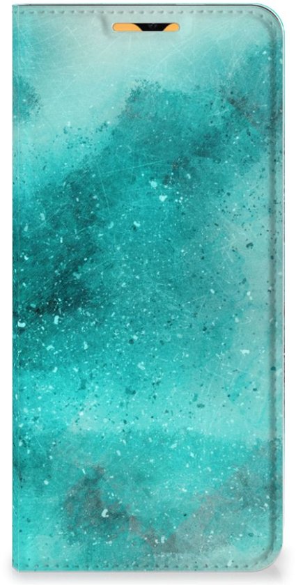 Coque Photo OPPO A15 Smart Cover Peinture Blue