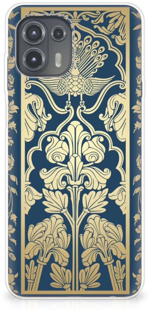 Motorola Edge 20 Lite TPU Case Beige Flowers