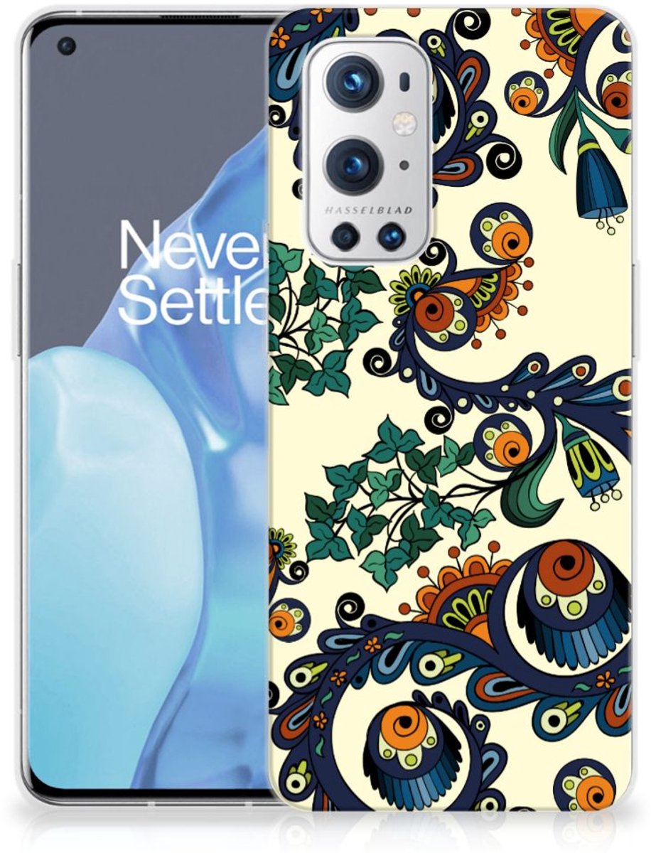 Siliconen Hoesje OnePlus 9 Pro Barok Flower