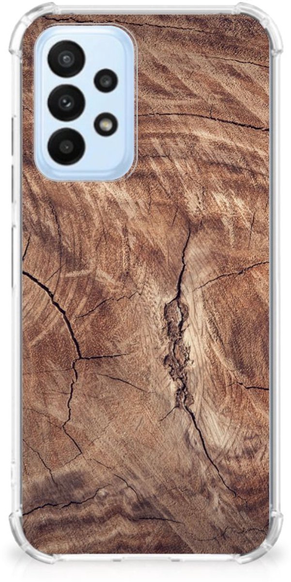 Samsung Galaxy A23 Stevig Telefoonhoesje Tree Trunk