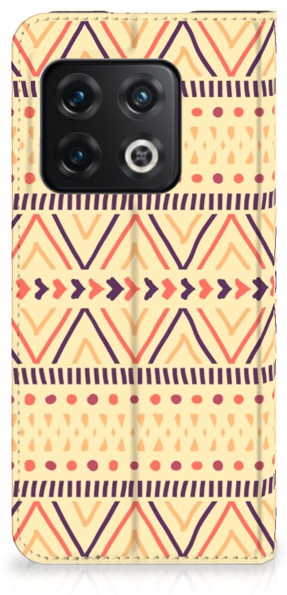 OnePlus 10 Pro Hoesje met Magneet Aztec Yellow