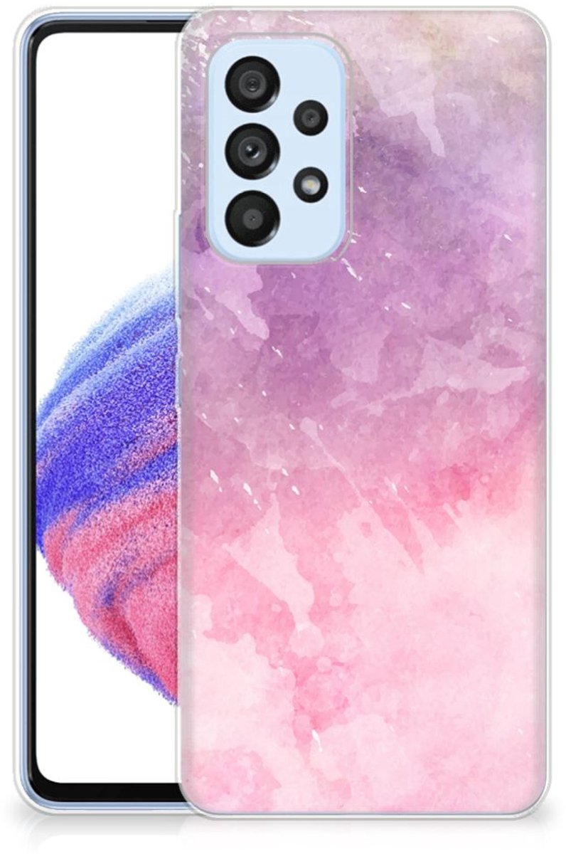 Hoesje maken Samsung Galaxy A53 5G Pink Purple Paint