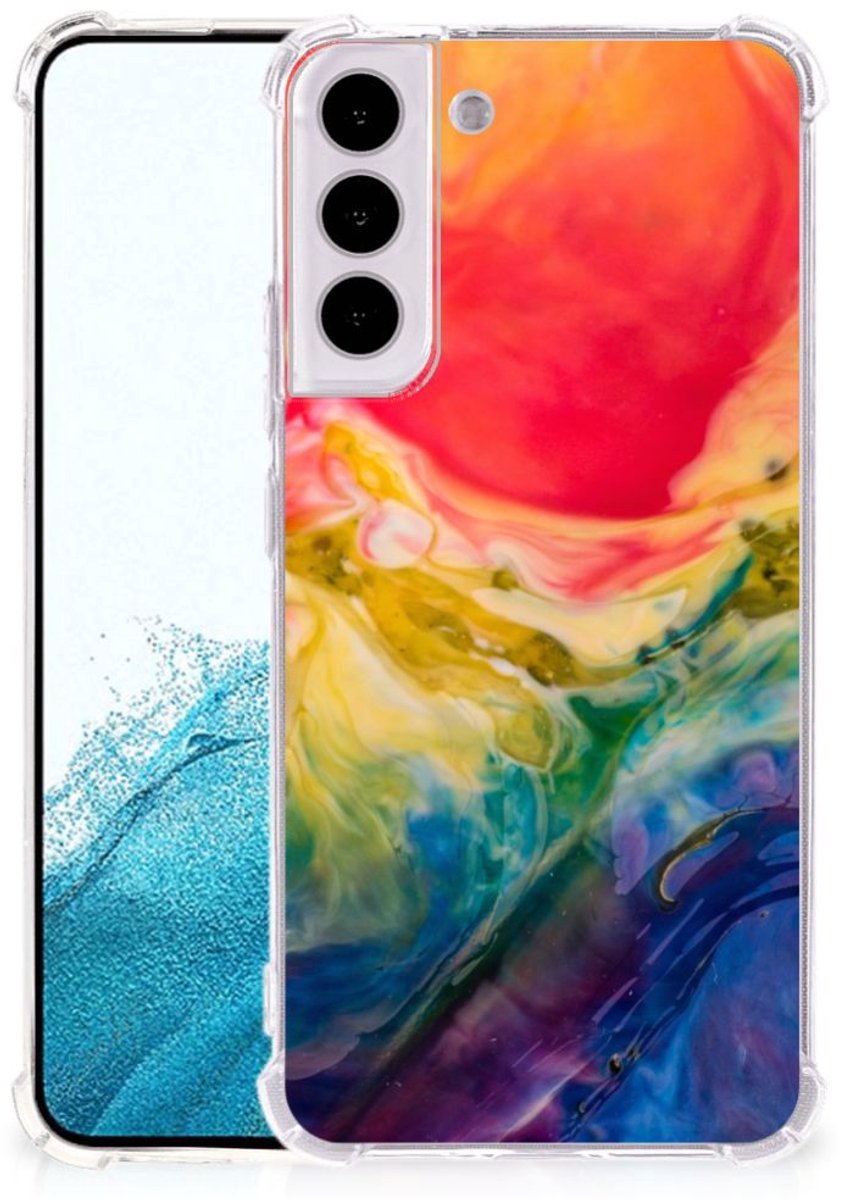 Back Cover Samsung Galaxy S22 Plus Watercolor Dark