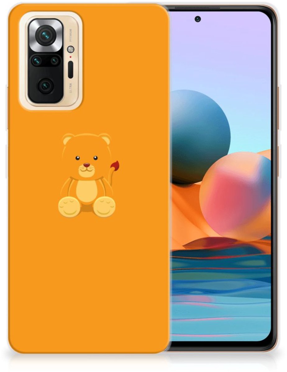 Xiaomi Redmi Note 10 Pro Telefoonhoesje met Naam Baby Beer