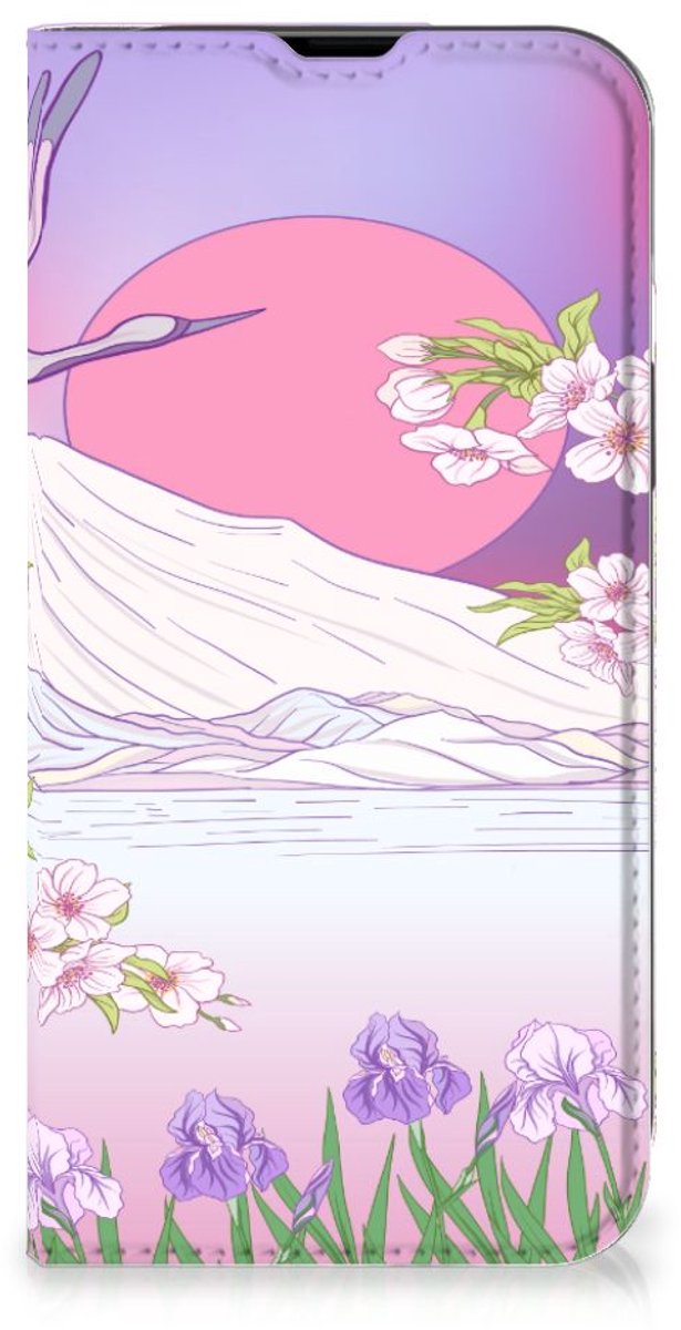 Standcase Hoesje voor iPhone 14 Hoesje maken Bird Flying