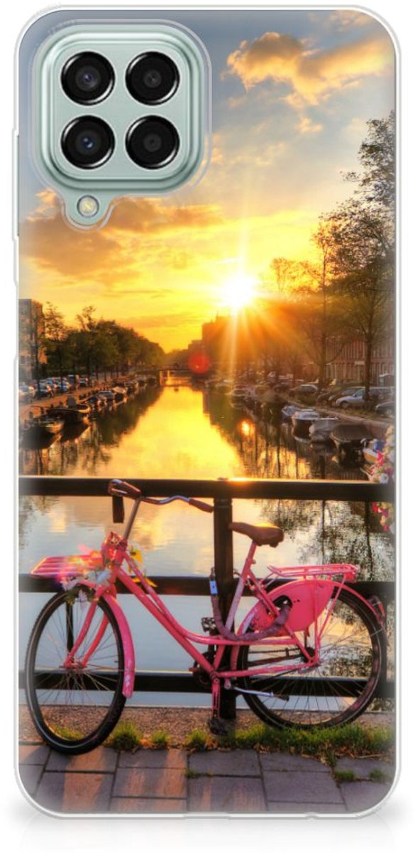 TPU Hoesje voor Samsung Galaxy M33 Siliconen Back Cover Amsterdamse Grachten