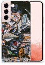 Samsung Galaxy S22 Siliconen Hoesje met foto Badges