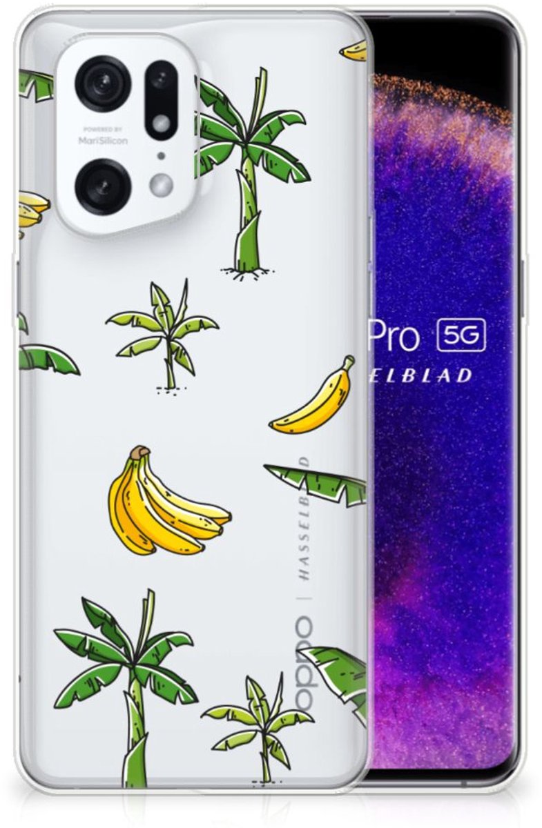 OPPO Find X5 Pro TPU Case Banana Tree