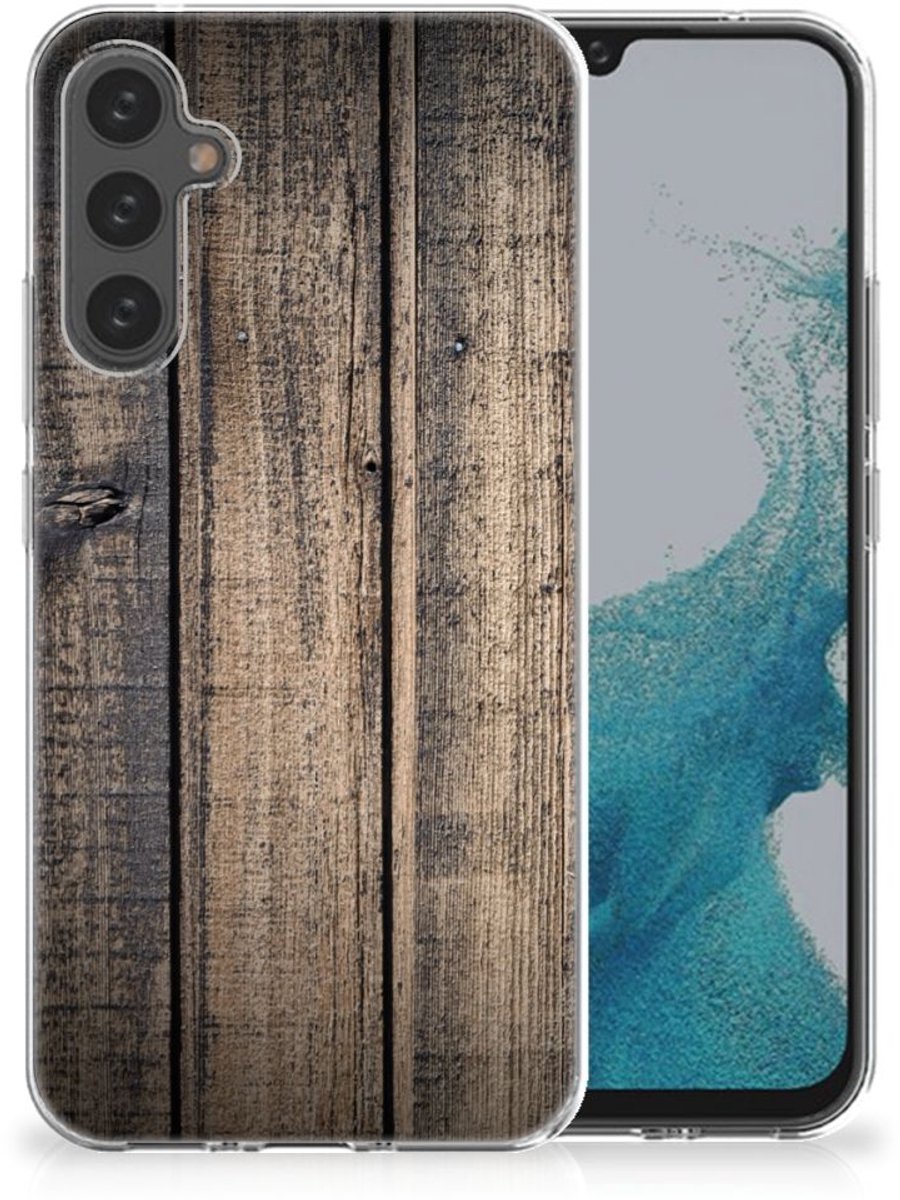 Samsung Galaxy A34 Bumper Hoesje Steigerhout