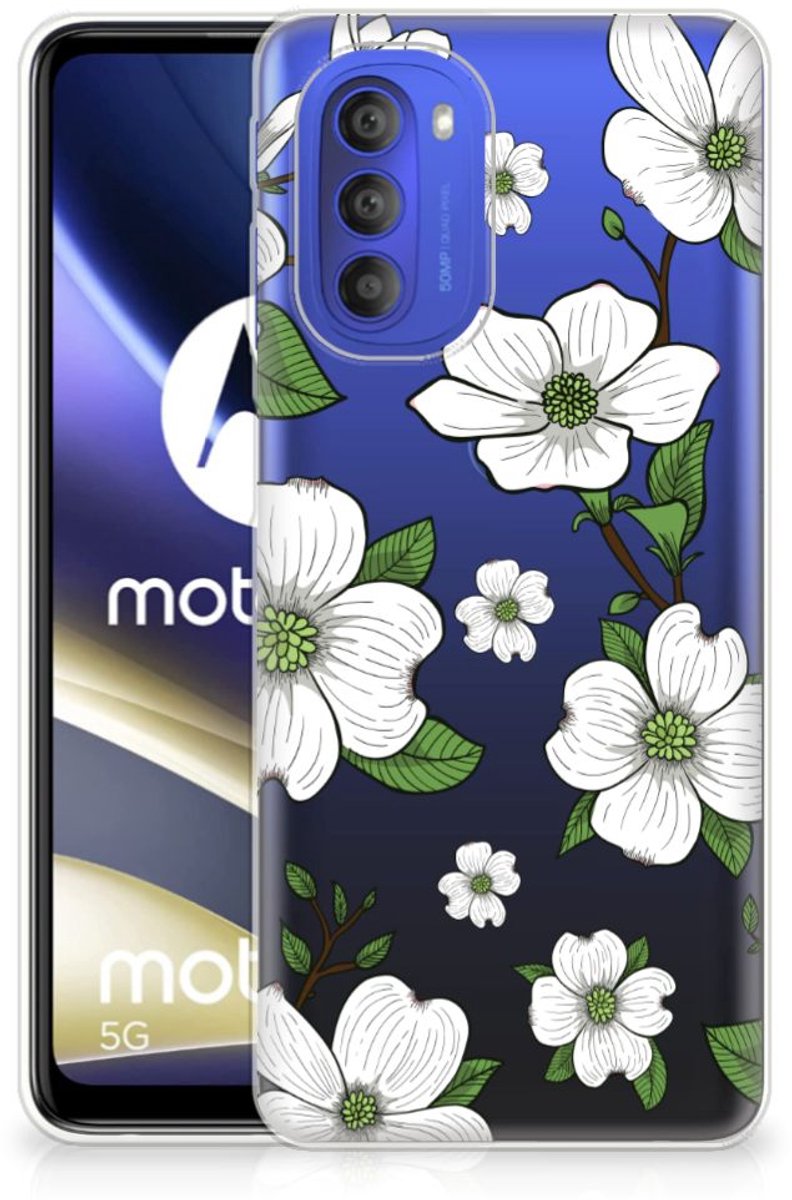 Motorola Moto G51 5G TPU Case Dogwood Flowers