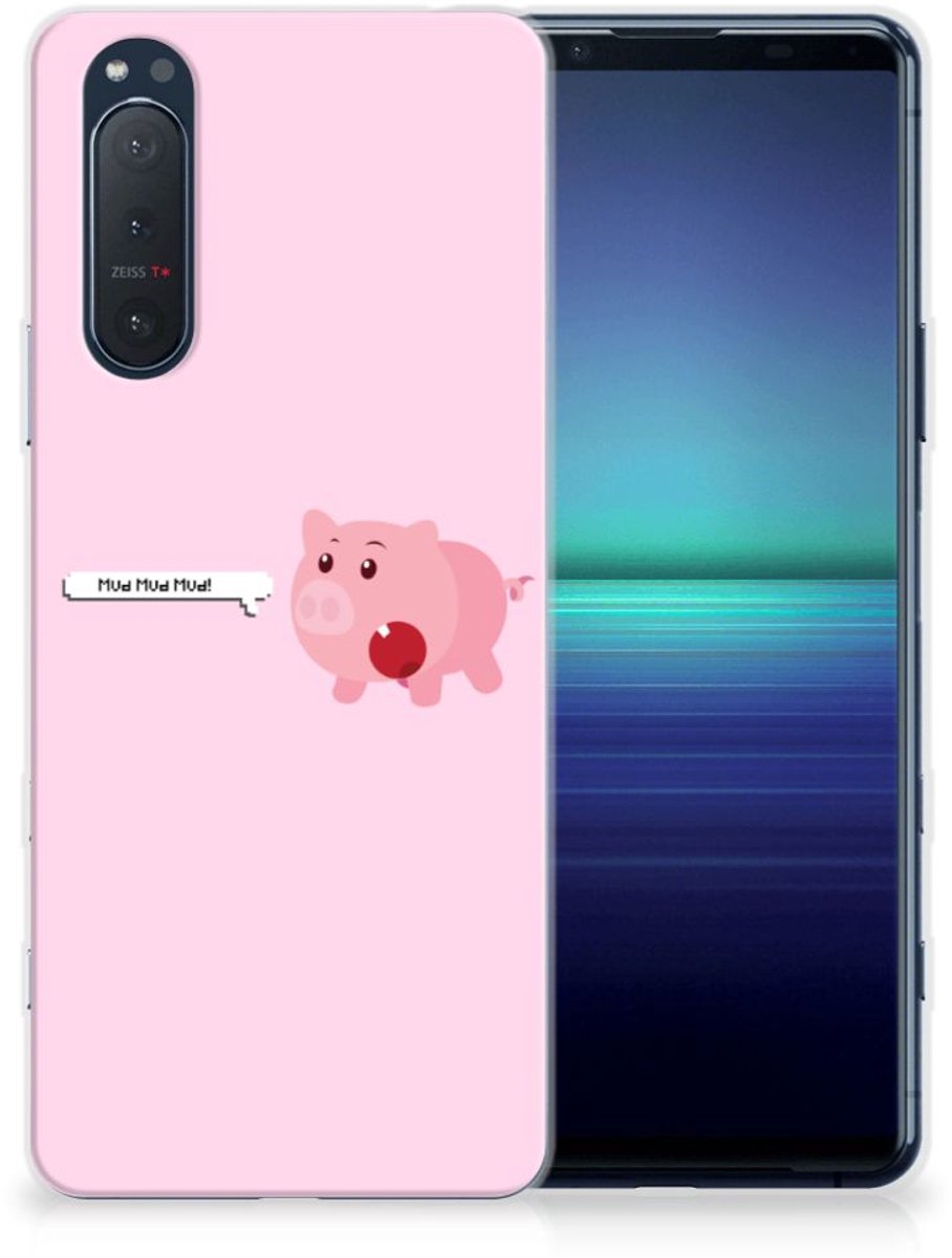 Sony Xperia 5II Telefoonhoesje met Naam Pig Mud