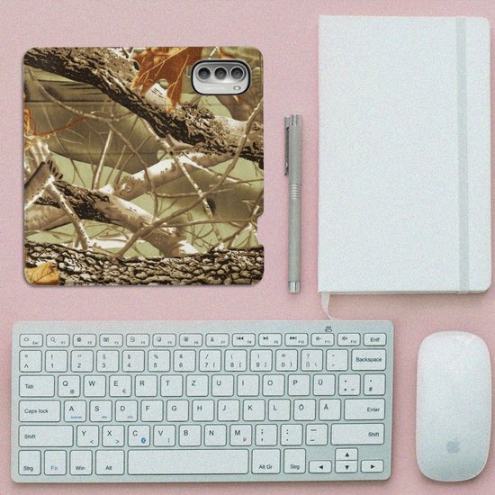 Stand Case Motorola Moto G51 5G Housse de protection Forêt