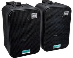 Pyle Home PDWR50B waterbestendig universeel duo luidsprekersysteem binnen-buiten - Zwart - Zwembad